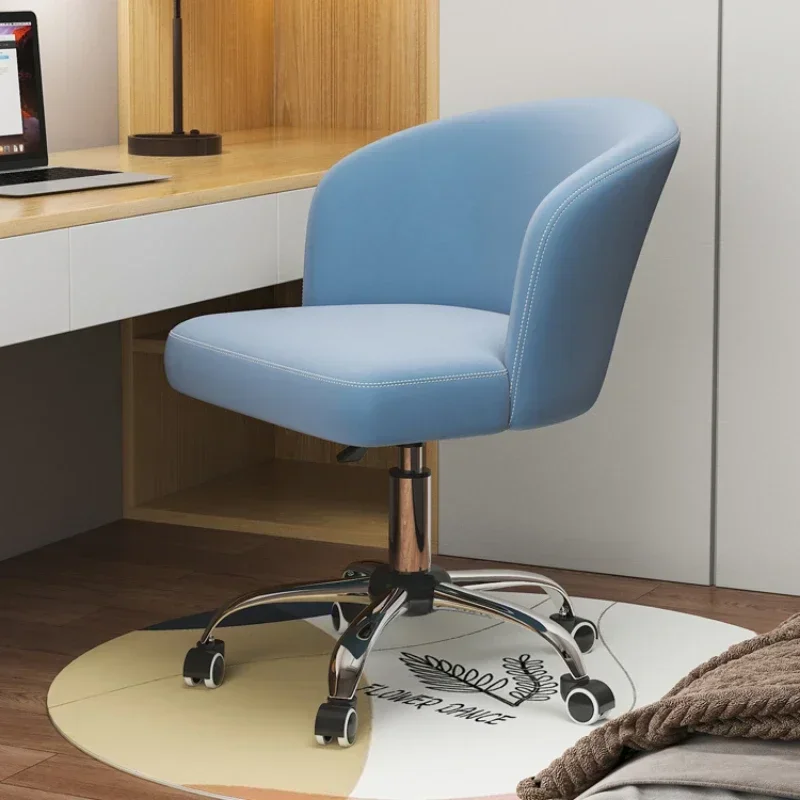 Chaise d'ordinateur en acier anti-basculement, sièges d'étude durables, chaises de vanité, VPN, chaise de bureau résistante à la pression, adaptée au salon, à la chambre à coucher