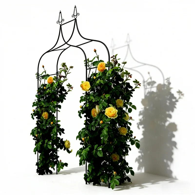 

Свадебное украшение, арка, подставка для цветов, 255 см, уличная садовая решетка для вьющихся роз и виноградных растений, поддержка садоводства