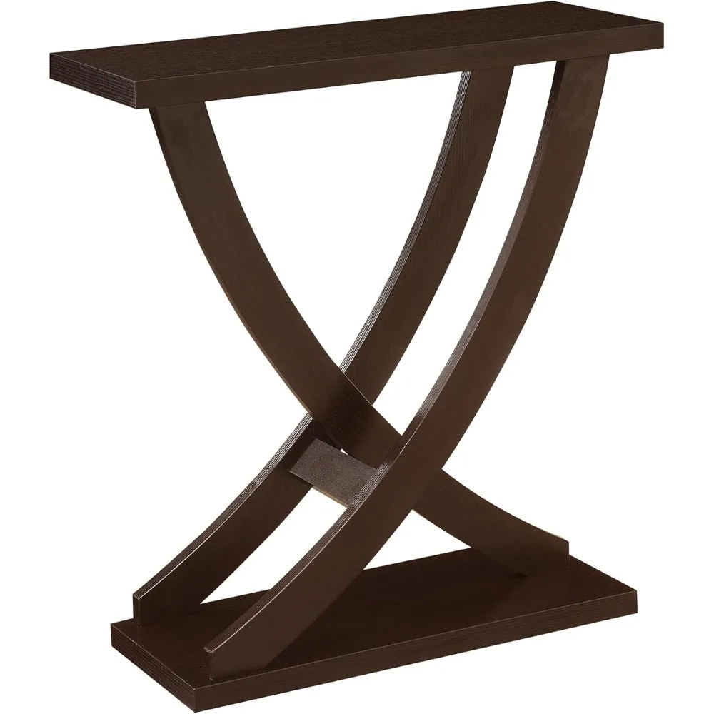 

Newport Cross Step Console Table, Espresso