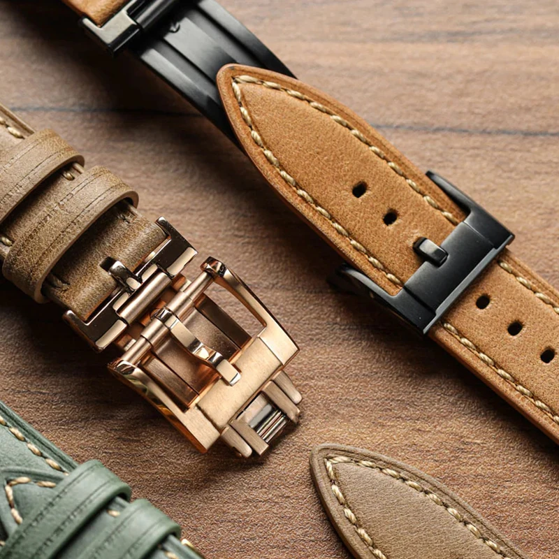 16mm 18mm 20mm Deployant Watch Buckle For Traditional Watch Strap 316L Stainless Steel Fine Manufacture Watch Clasp For Delugs