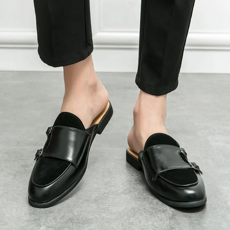 New Casual Leather Shoes For Men Summer Slip On Loafers Men British Style Leather Shoes Male Comfy Flat Loafers Men Good Quality