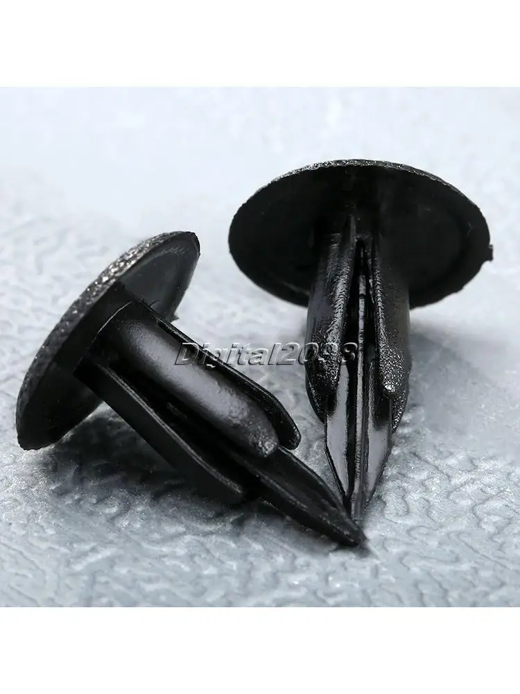 Yetaha 50 sztuk 6mm auto drzwi samochodu wykończenia panelu klip mocujący dla Suzuki Mazda zapięcie na zderzak zacisk mocujący zaciski mocujące zderzak pokrywę silnika — zdjęcie 2