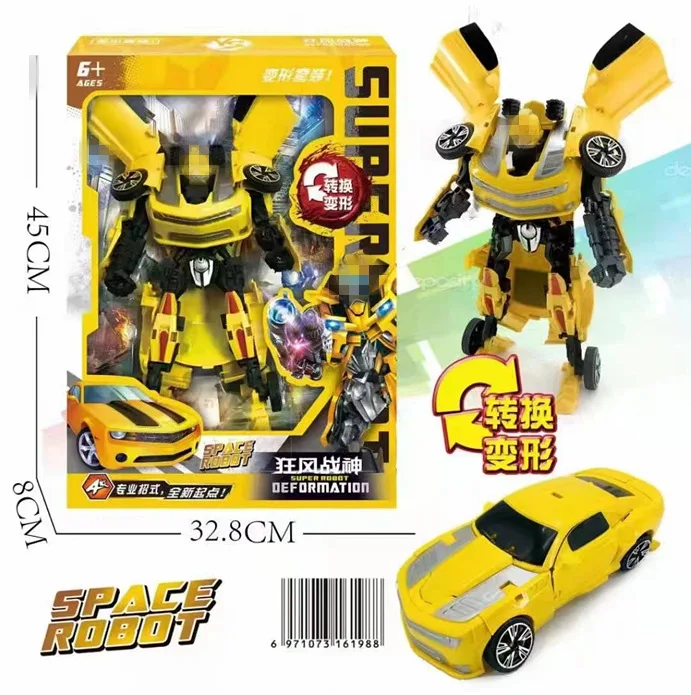 หุ่นยนต์ของเล่น รถ นักรบ แอ็คชั่นฟิกเกอร์ หุ่นยนต์เด็ก ของเล่นโมเดล