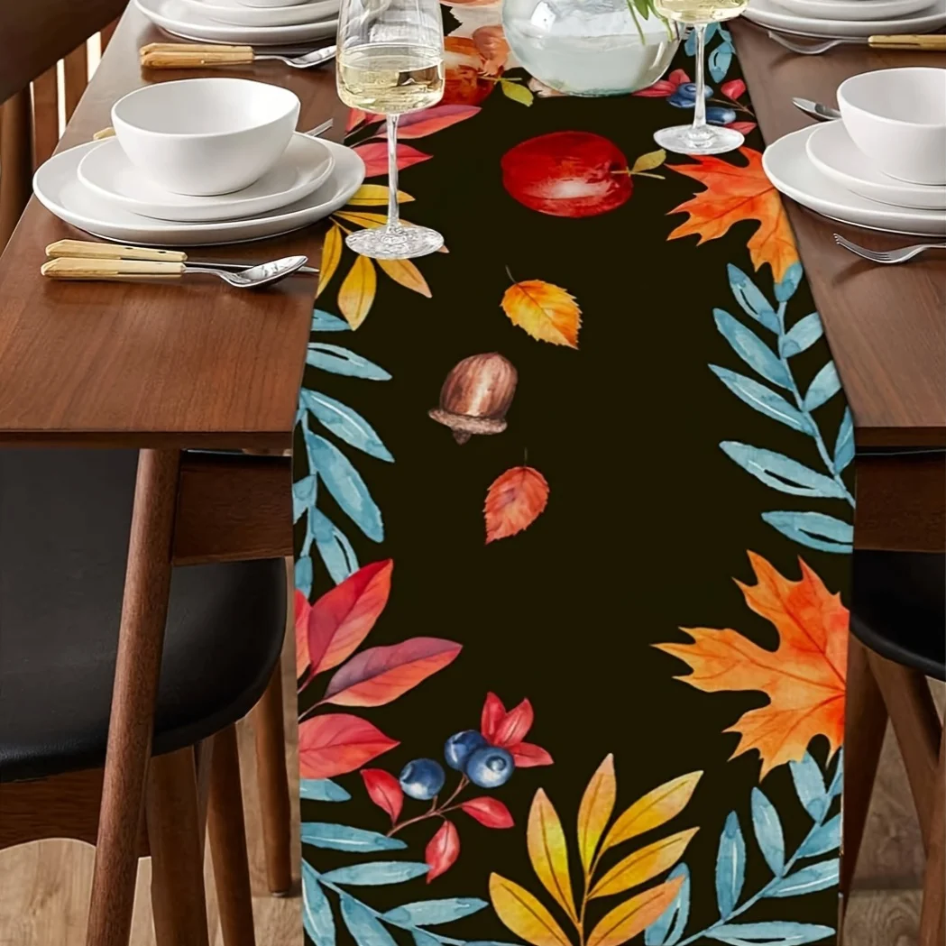 Autumn Leaves Table Runway - R - Home Office Marketing avaliação e preço