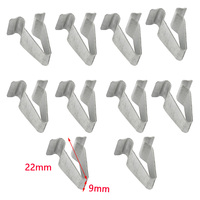 10Pcs  Interior Windshield Pillar Trim Plate Clip For VW Beetle Bora Caddy Golf CC For Audi A4 A5 A6 Q5 Q7 TT RS 4B0867276A