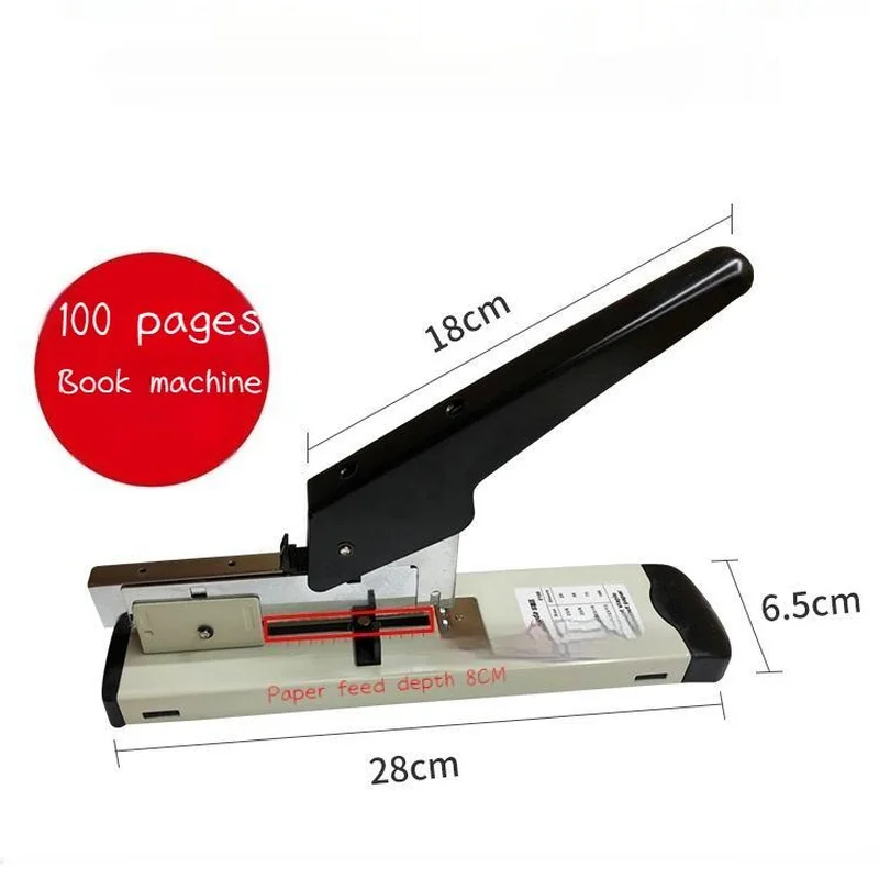 Large Capacity Paper Binding Stapler Heavy Duty Stapler Office Bookbinding Stapling Staples Hand Operated Stapler 100/240 Sheets