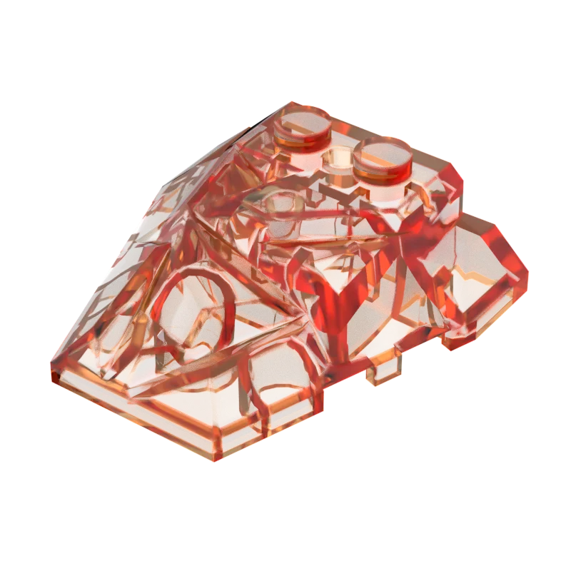 MOC 1PCS Part Bricks 64867 Wedge 4x4 Building Blocks Fractured Polygon Top Particle Puzzle Assemble Toys Children Birthday Gifts