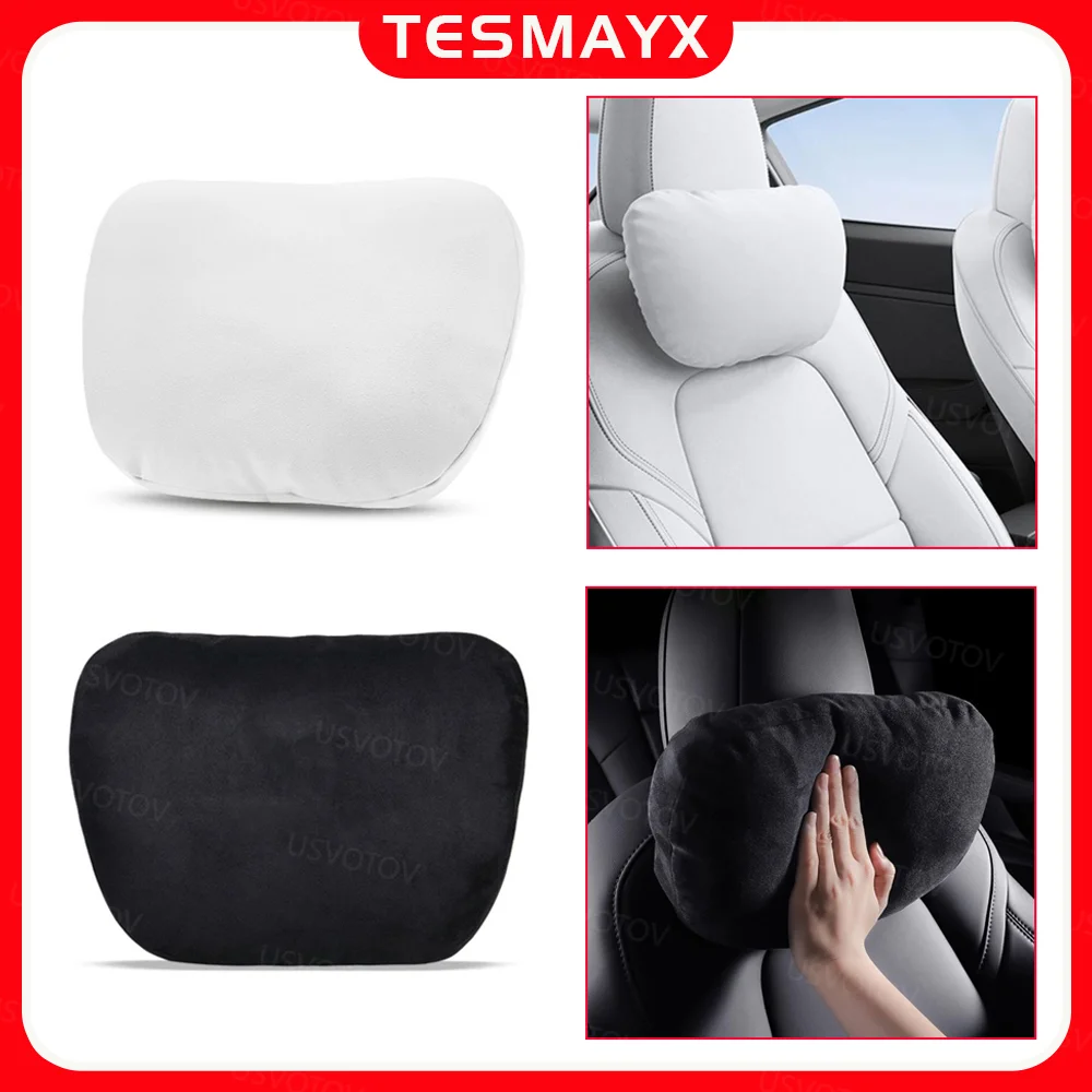 Cómodo reposacabezas con soporte para el cuello para Tesla Model 3 Y S X YL Genesis Hyundai Tucson Grandeur Avante Kia BMW Mercedes Benz