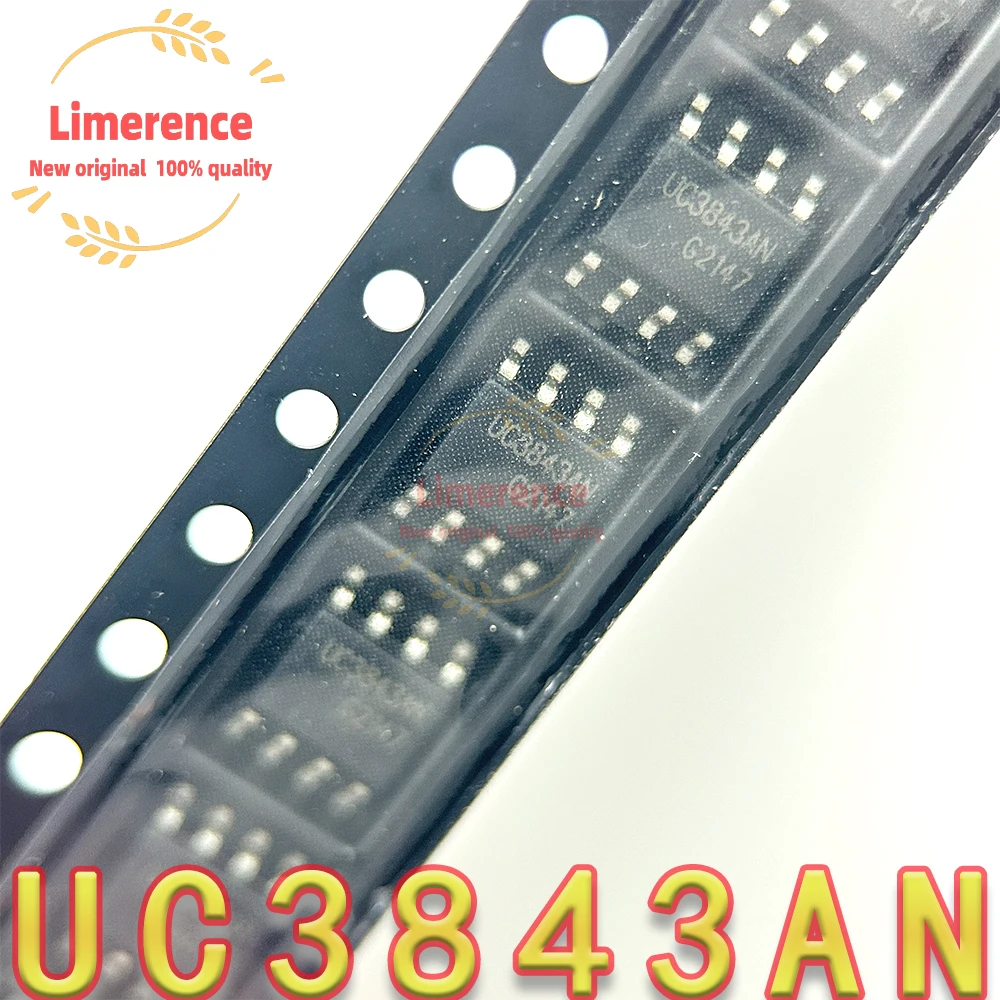 

50PCS UC3843 SOP8 3843B UC3843B SOP UC3843A 3843 SOP-8 SMD new and original IC Chipset