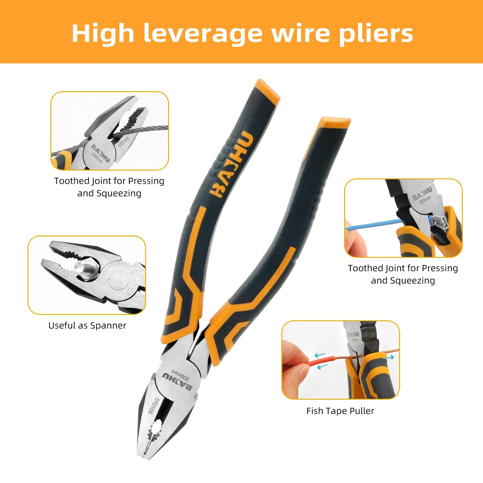 Multifunctional Electrician Wire Pliers Universal Wire Cutters Wire Cutting Stripping Pliers Hardware Manual Tools