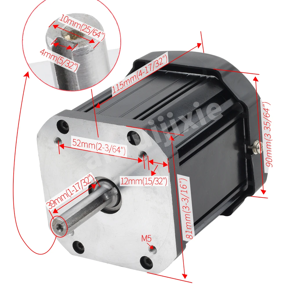 Motore DC Brushless 1000W/scheda di controllo principale/scheda di azionamento del tornio WM210V e Kit motore