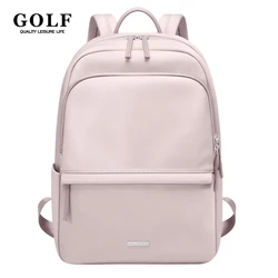 Mochila estética de golfe feminina, mochila à prova d'água para viagem, fofa, 15 6 polegadas, bolsa para laptop, fina, leve, antirroubo