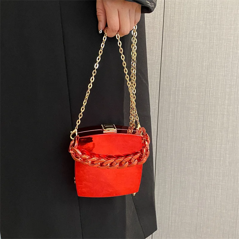 Luxury Green Party Evening Clutch For Women 2022 New Shoulder Crossbody Bags For Lipstick Box Design Mini Purses And Handbags