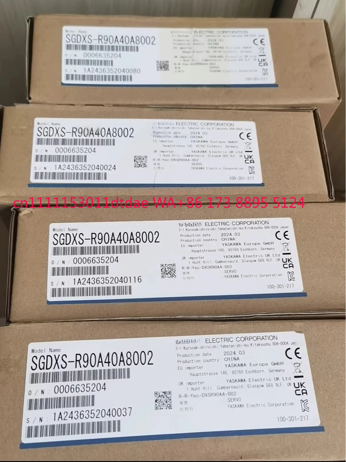 

X series, SGDXS-R90A00A8002, SGMXJ-01AUA6SC2