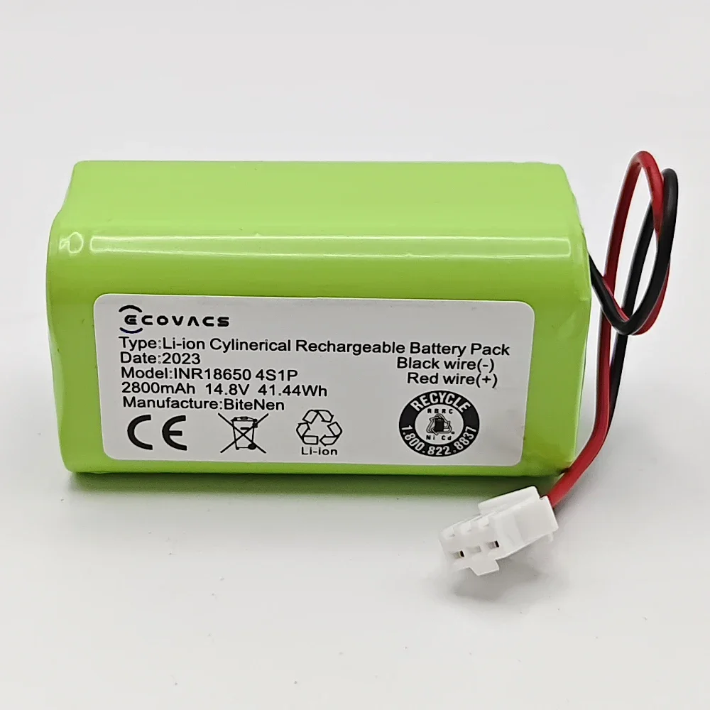 14.8V 2800mAh 4s1p Battery For eufy RoboVac 15C 15T 25C 30 30C 35C MAX G10 G15 G20 G30 Hybrid Edge Robot Vacuum Cleaner Parts