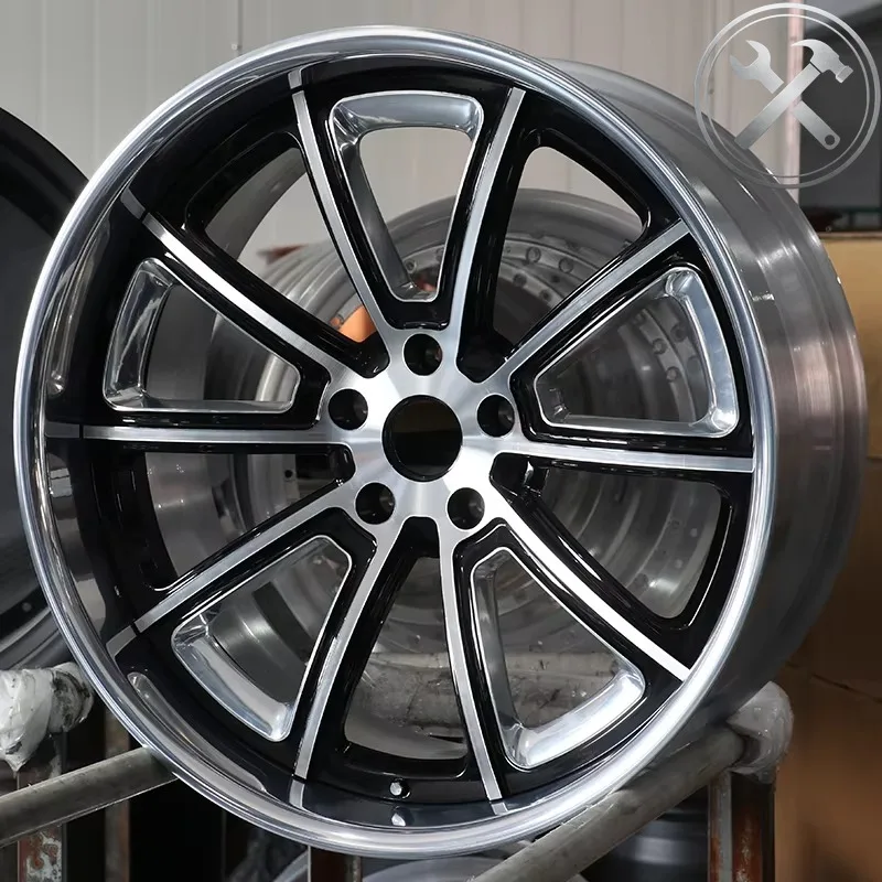 

Polished Double Piece Forged Aluminium Wheels Multiple ET Size 4x100 5x114.3 5x108 Deep Lip Alloy Rims