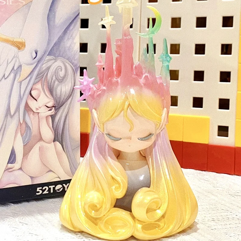 กล่องสุ่มของสะสม ซีรีส์แฟนตาซีในฝัน ของแท้ ฟิกเกอร์อนิเมะสุดฮิต ของสะสม โมเดลตกแต่งโต๊ะทำงาน