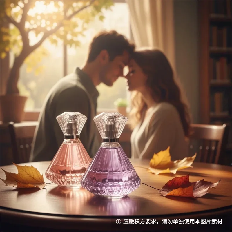 

Creative Triangle Tower Women's Eau De Parfum Ocean Heart Diamond Woody Floral Notes Elegant Seductive Ladies Perfume Spray