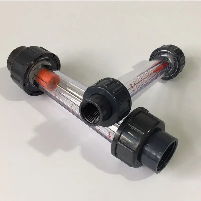 PVC plastic tube rotor flowmeter LZS-15 threaded connection float flowmeter