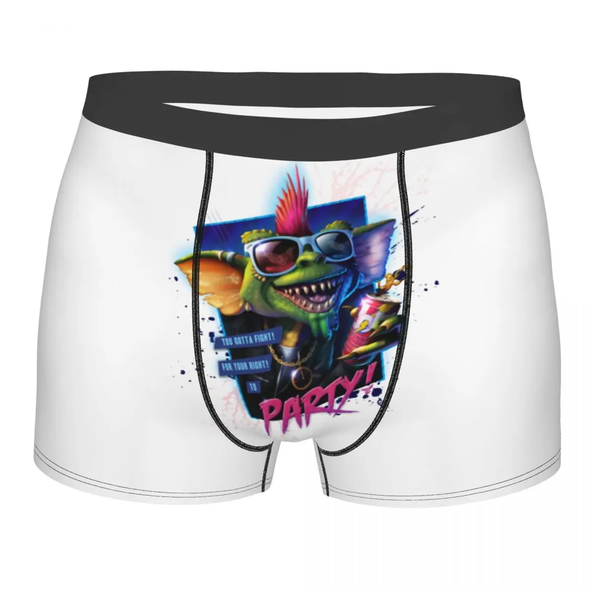 Custom Funny Gizmo Gremlins Boxers Shorts Panties Male Underpants Stretch 80s  Monster Horror Retro Sci Fi Briefs Underwear