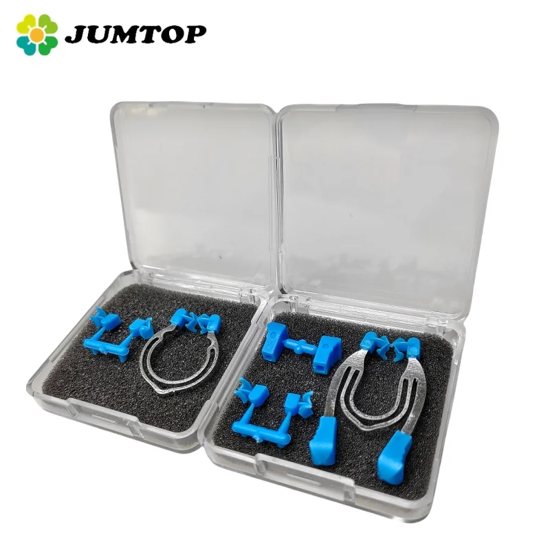 JUMTOP Dental Matrix Sectional Contoured Metal Spring Clip Rings Clamps Wedges Forming Sheet Clips Dentist Tools