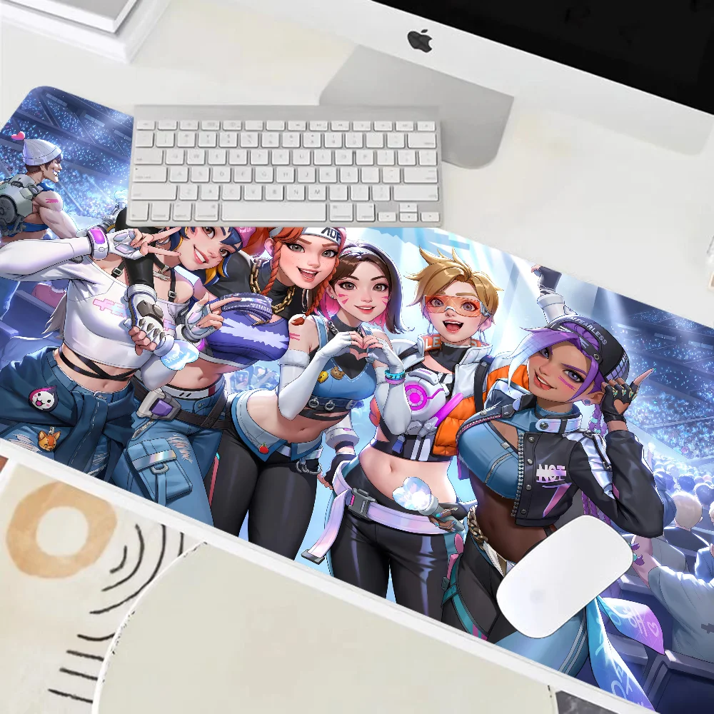 Overwatch Game Anime Mousepad Large Keyboard Desk Mat Gaming Mouse Pad LockEdge Non-slip Mat