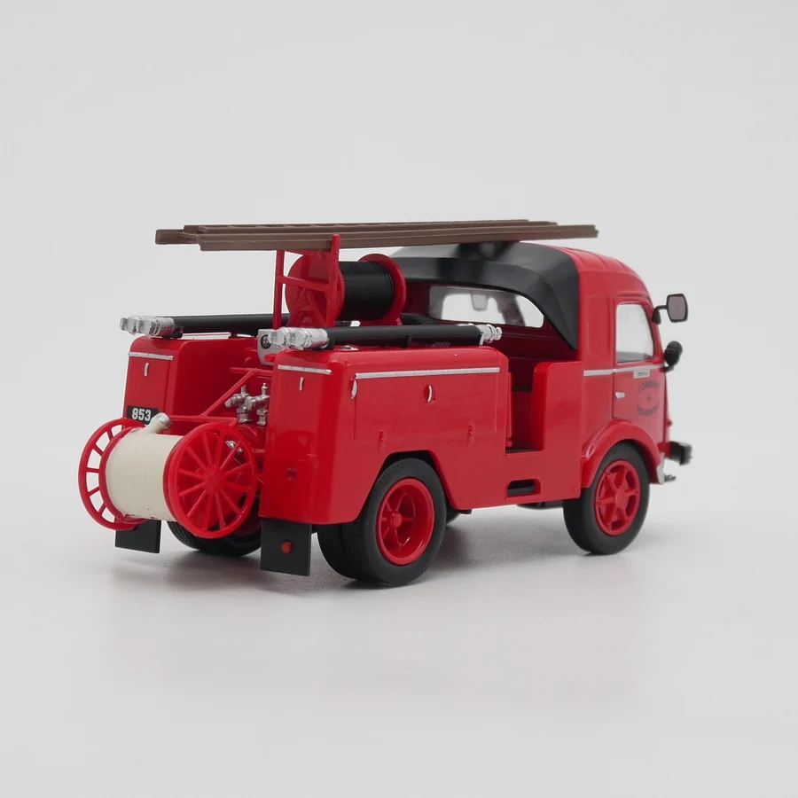 Ixo-Drouville Francês Bombeiros Caminhão Diecast Carro Modelo, Veículo De Brinquedo De Metal, Motor De Bombeiro Galion, 1:43