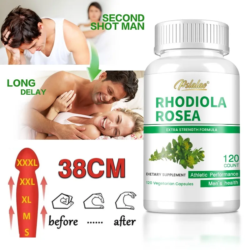 

Rhodiola Rosea - Helps with Brain Function and Memory, Stress Relief, Non-GMO, Gluten-Free