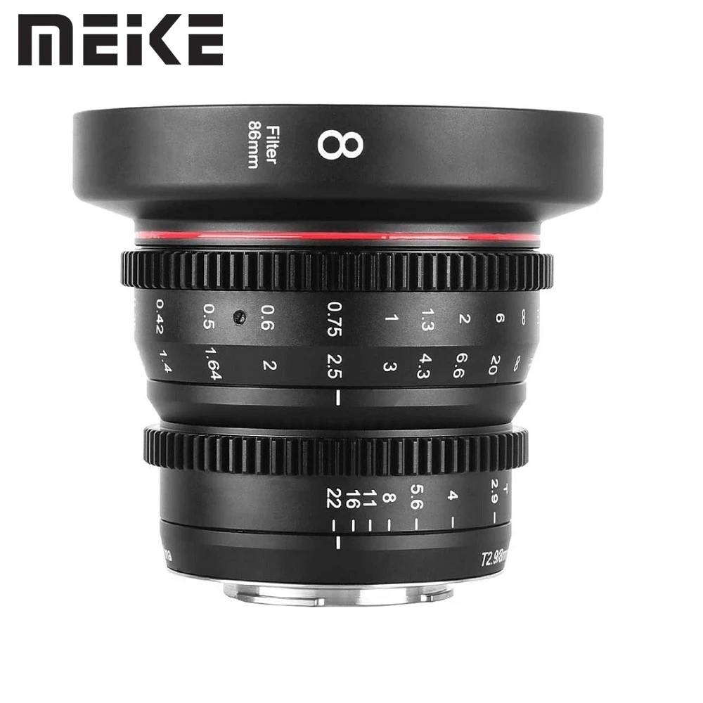 

Meike 8mm T2.9 Large Aperture Manual Focus Cine Lens for Olympus Panasonic Micro Four Thirds MFT M4/3 Micro 4/3 Mount Camera