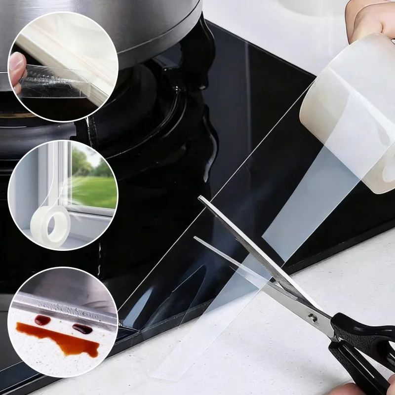 

Водонепроницаемые и устойчивые к пятнам нано-ленты, наклейки на кухонное масло, легко наносится для запечатывания бассейнов, кухонь, для домашнего и ресторана