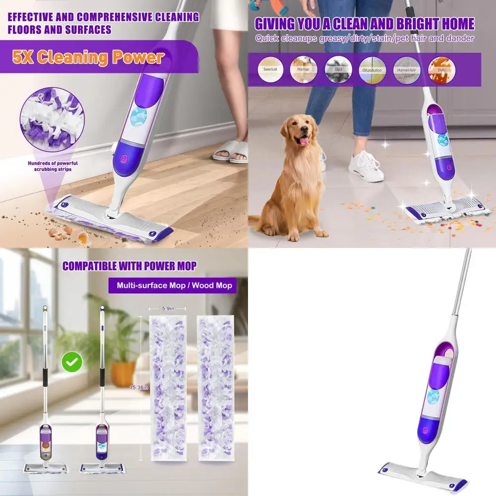 

Swiffer Power Mop Replacement Pads, 30-Pack, Multi-Surface, Unscented, Compatible with Swiffer Wet Mop Refills