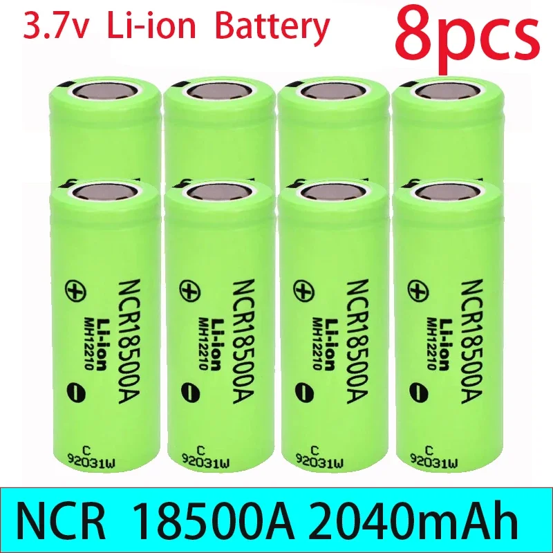 100% Originele 3.7V 18500 2040Mah Bateria De Íon  Para Ncr18500a 3.6V Camera Battery Bateria Para Brinquedo Tocha Lanterna Ect