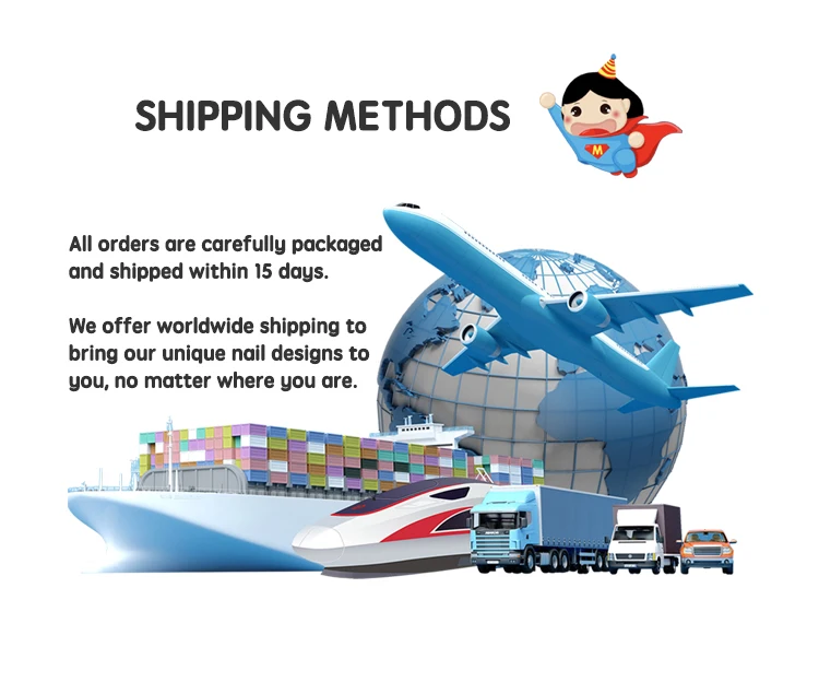 .Miemie 24-Piece Pink  Themed Short nails Wearable Manicure Set ABS  Finger Application Design