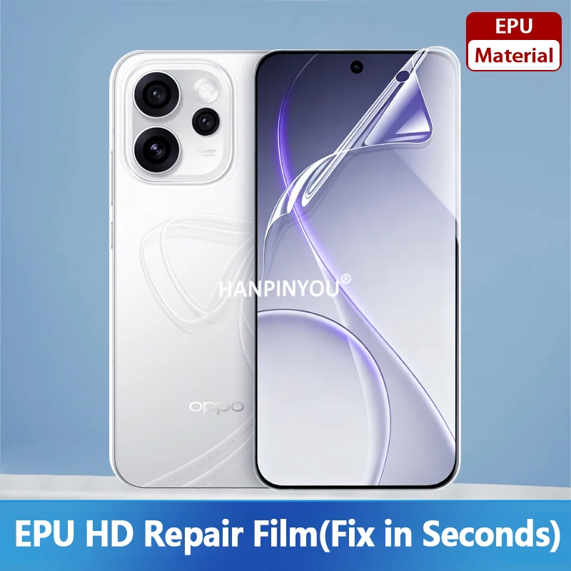 واقي شاشة سميك لهاتف OPPO Reno 15 14 13 Pro F Reno15 لتحديد المواقع وإصلاح الخدش في ثوانٍ فيلم هيدروجيل ناعم #1