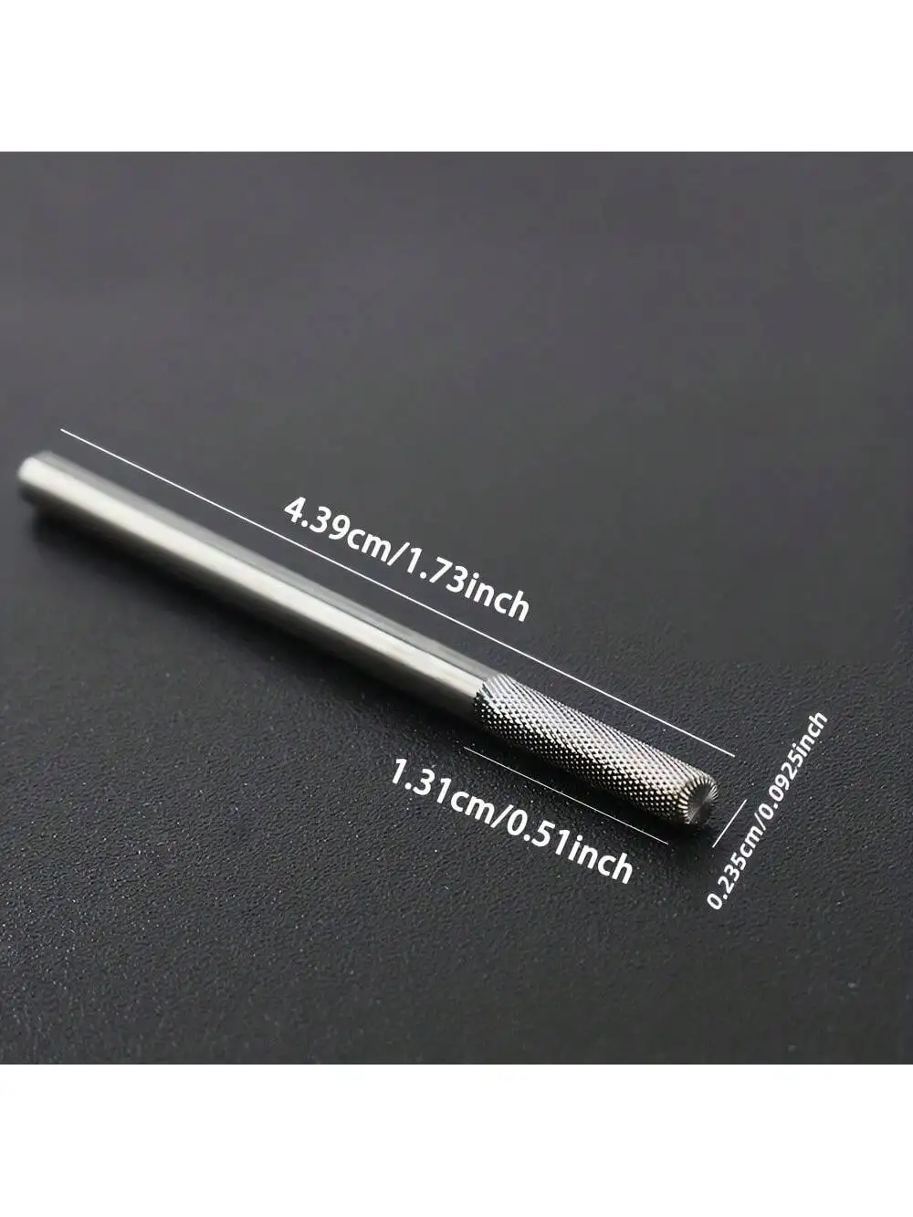 مجموعة لقمة مثقاب الأظافر مكونة من قطعة واحدة - نتوءات قاطعة المطحنة من كربيد التنغستن للأظافر والباديكير الكهربائية، أداة تلميع البشرة عديمة الرائحة