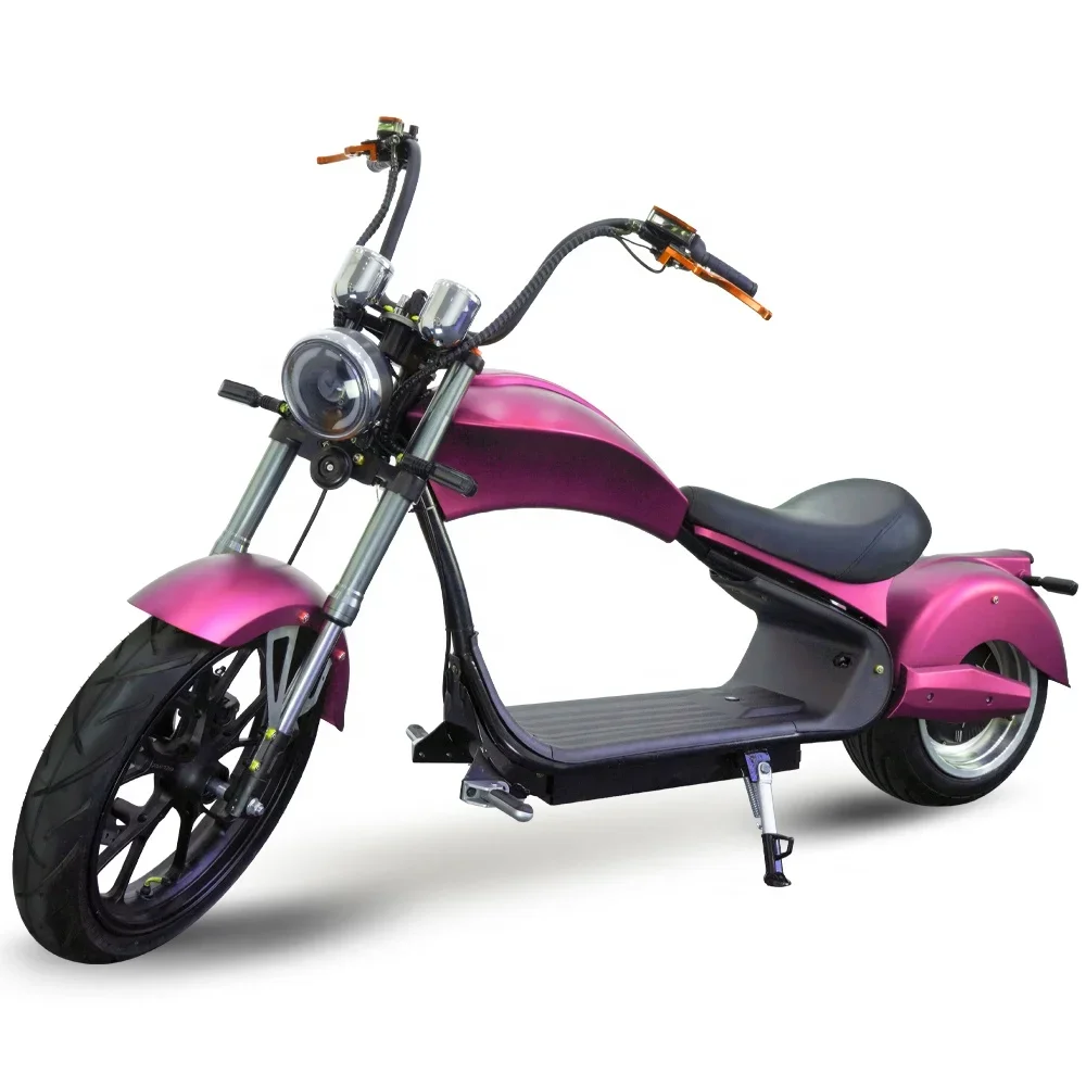 

Electric Scooter 13 inch Rear 17 inch Front tyre 30ah Citycoco Motorcycles Chopper Scooter 3000w for Adult EEC COC