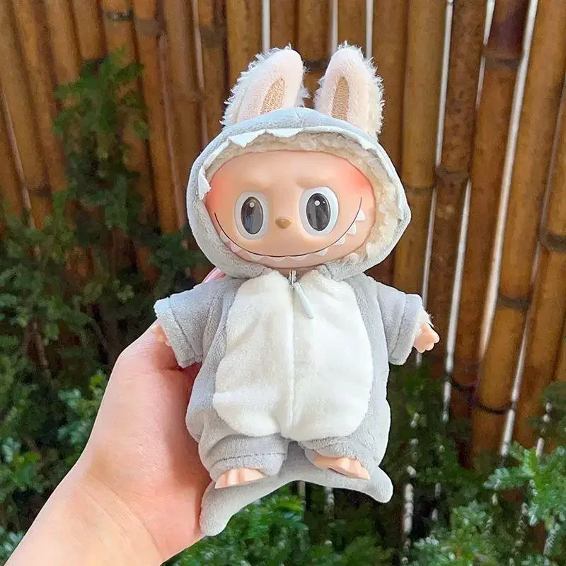 تنين الحيوان الوحش نيسيي ل Labubu V3 V2 V1 ملابس الطفل ديناصور زي لملابس Ropa Labubu #2