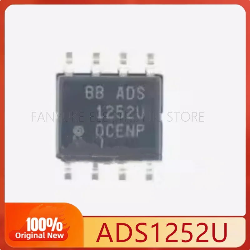 10PCS imported original ADS1252U 24-bit new c Analog-to-digital Converter Sop-8 package