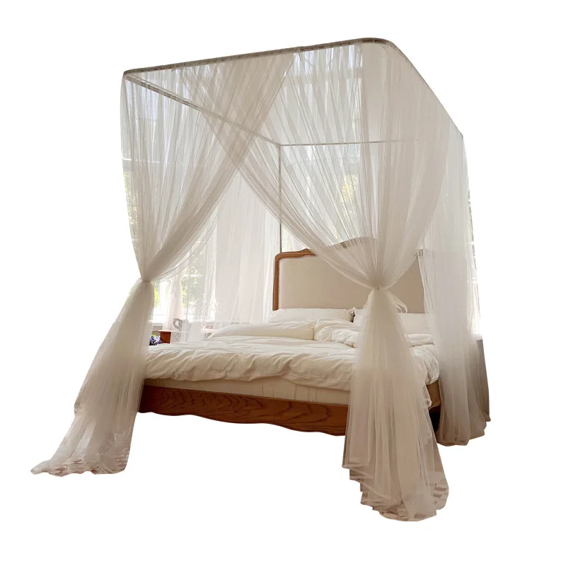 

U-shaped easy-to-remove mosquito net French windbed mantle B & B hotel gauze mantle three-door light luxury text net