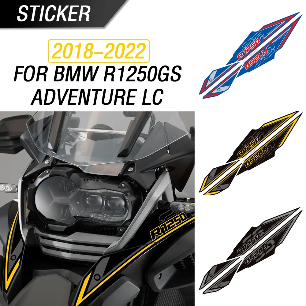 

Для BMW R1250GS Adventure LC 2018-2022 комплект наклеек для модификации боковой защиты мотоцикла