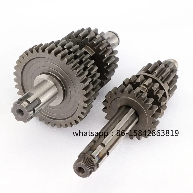 Motorcycle Transmission Gear Box Main Counter Shaft For YX 140cc 150cc 160cc Engine Pit Dirt Bike Motocross Replacement Parts