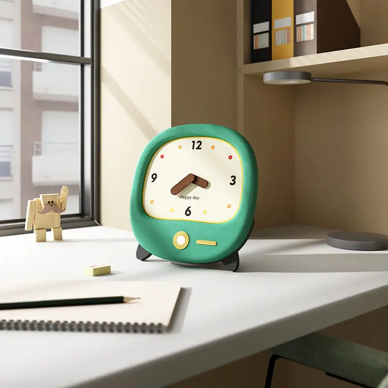 

Creative Clock Tabletop Table Clock Nordic Decoration Desk Clock INS Home Bedroom Decoration Living Room Sofa Bedside Clock