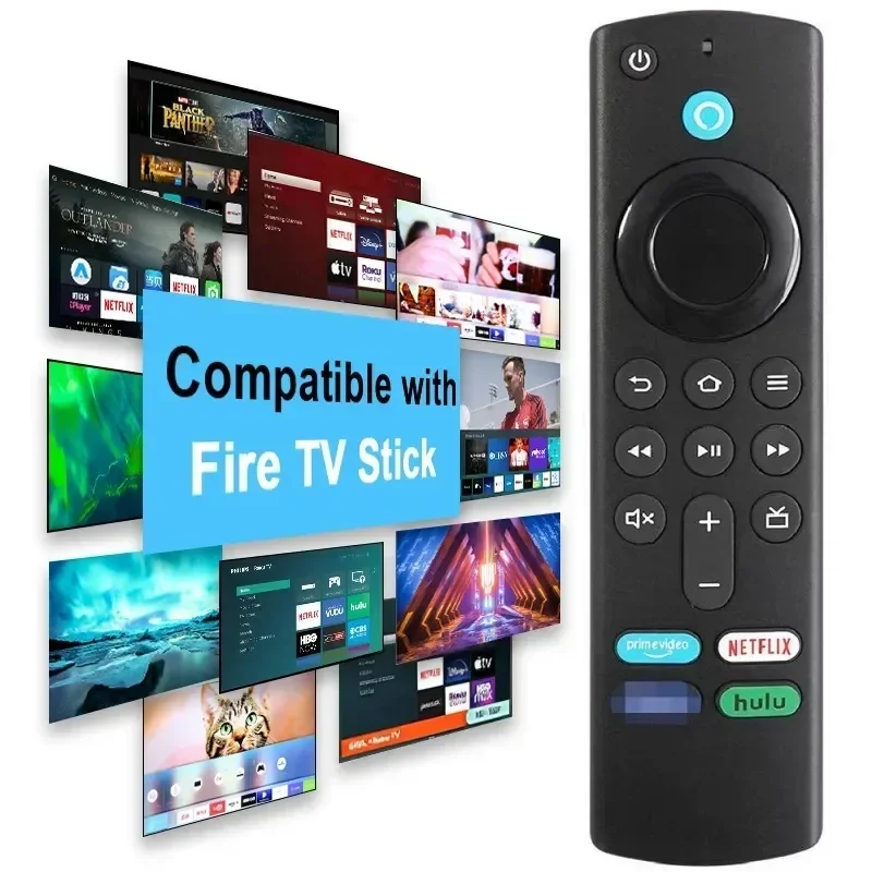 For L5B83G Remote Control with Alexa Replacement Bluetooth Voice Remote Control for Fire TV Stick 4K Max 3rd Gen Stick Lite Cube