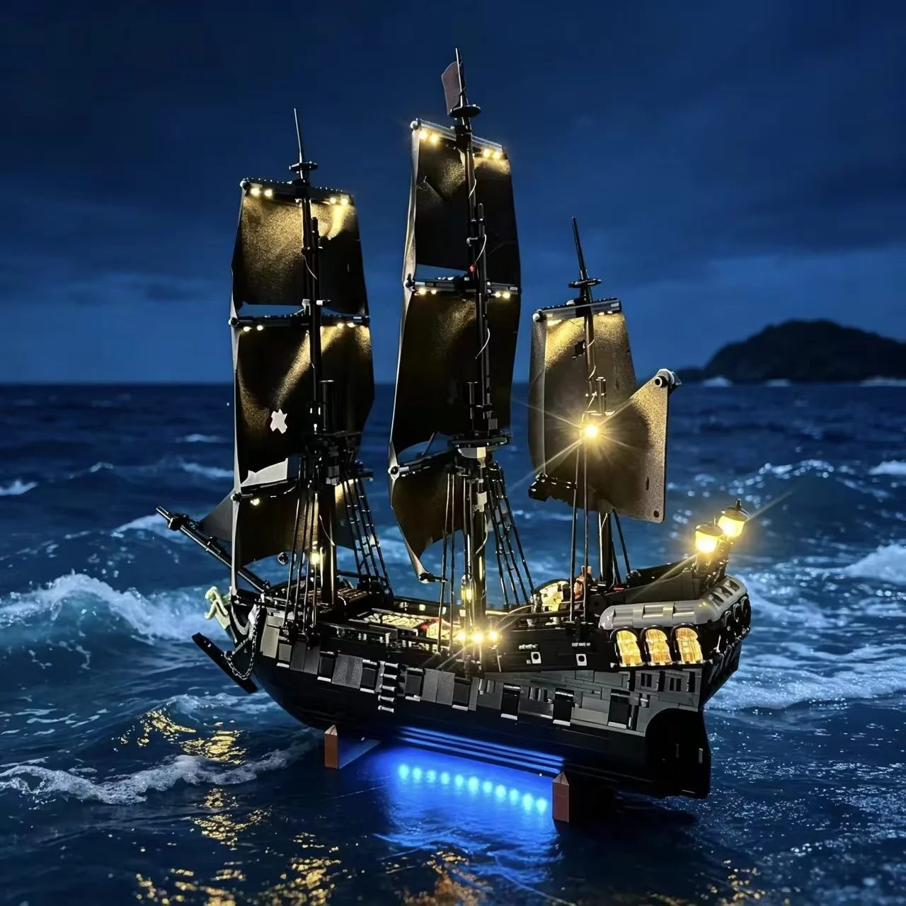 2026 New LED Light Compatible For Pirate Ship 10365 Building Blocks Remote Control Lamp (Not Include Building Blocks) Christmas - view 6