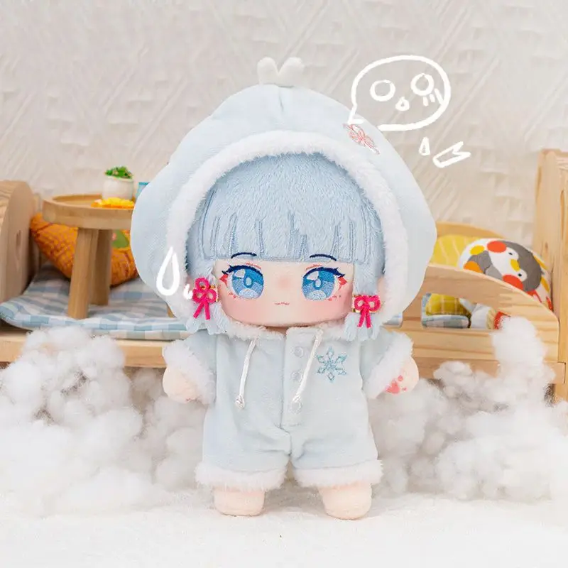 

Anime Genshin Impact Kamisato Ayaka Attribute Plush Doll Dress Up Cotton Body Plushie Game 20cm Toys Cosplay Birthday Gift