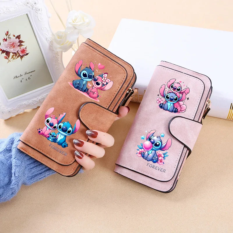 Lilo Stitch Wallet Women Wallets Card Wallet Coin Wallet Womens Bags for Women Purse ID Wallets Female Coin Purse Girls Gift