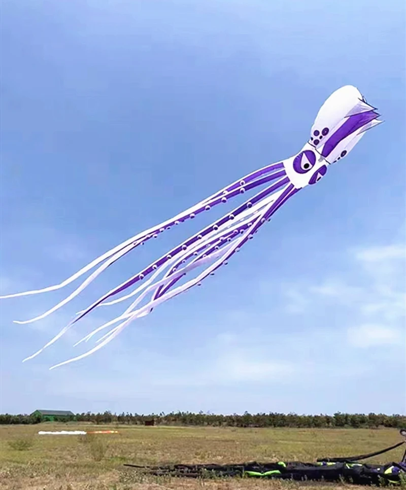 Free Shipping large octopus kites for adults kites factory professional wind kites nylon ripstop inflatable toys Outdoor toys