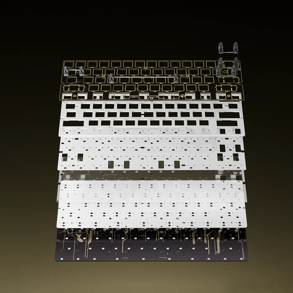 GATERON GT60 PRO+ 磁気キーボードPCB（60%レイアウト用）、磁気