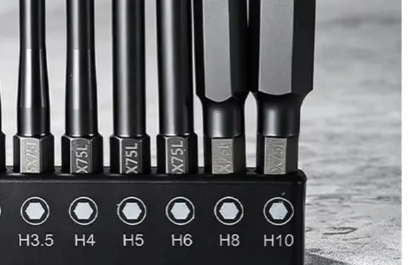 Ball End Hex Bit Magnetic Screwdriver Bits H1.5-H10mm 75mm High Hardness Steel For Electric Drill Mechanical Repair Furniture As