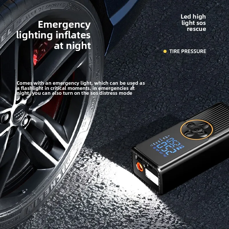 

Cross-Border Wireless Portable Car Tire Inflator - Auto High-Pressure Fast Inflation Tool